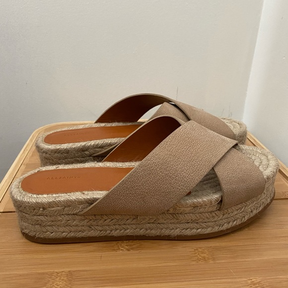 Never been worn ALL SAINTS cream sandal - Picture 3 of 5